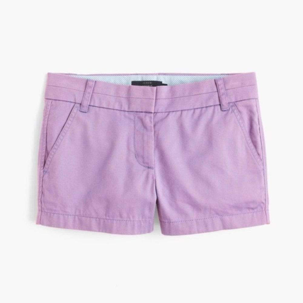 J.Crew 3" Chino Shorts | Lavender/Lilac